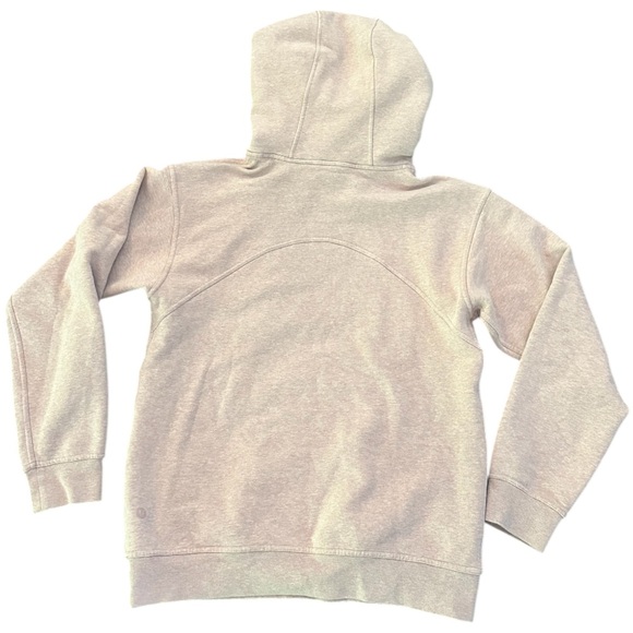 Lululemon🍋 All Yours Heathered Pink Taupe Fleece Hoodie Size 6 - Picture 6 of 8